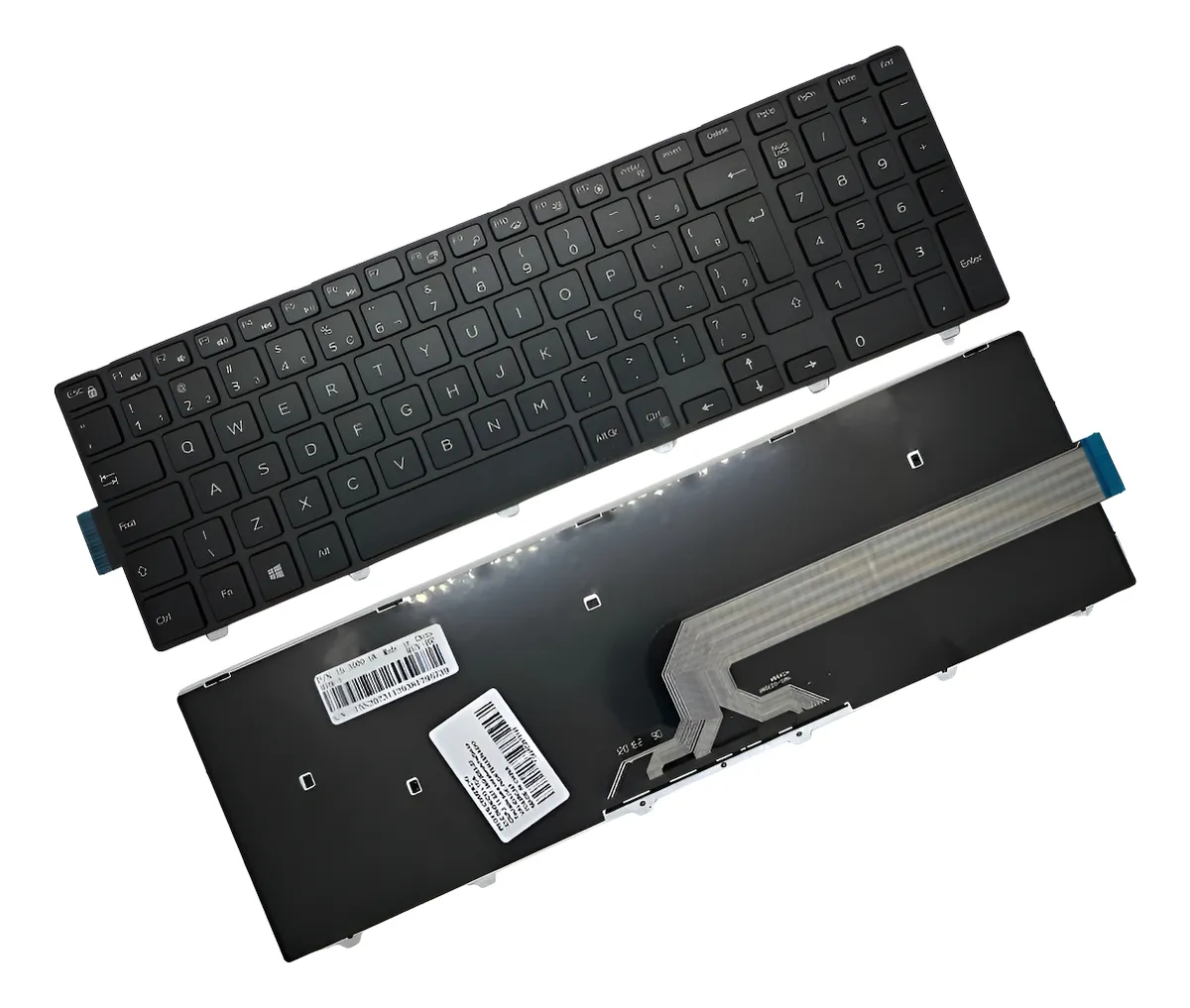 Teclado Para Notebook Dell Inspiron 15-5566-a10p Padrão Br Preto | Teclados