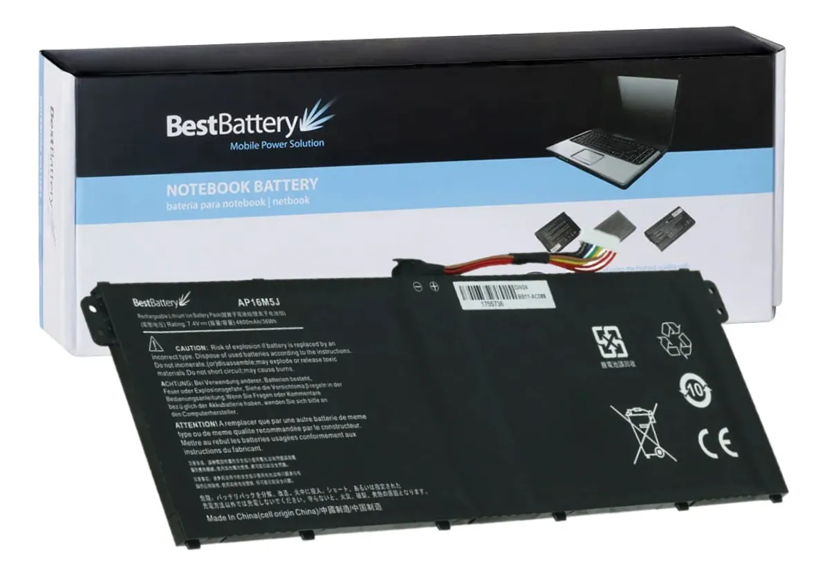 Bateria Para Notebook Acer Aspire 3 A315-21 Ap16m5j Preto | Baterias